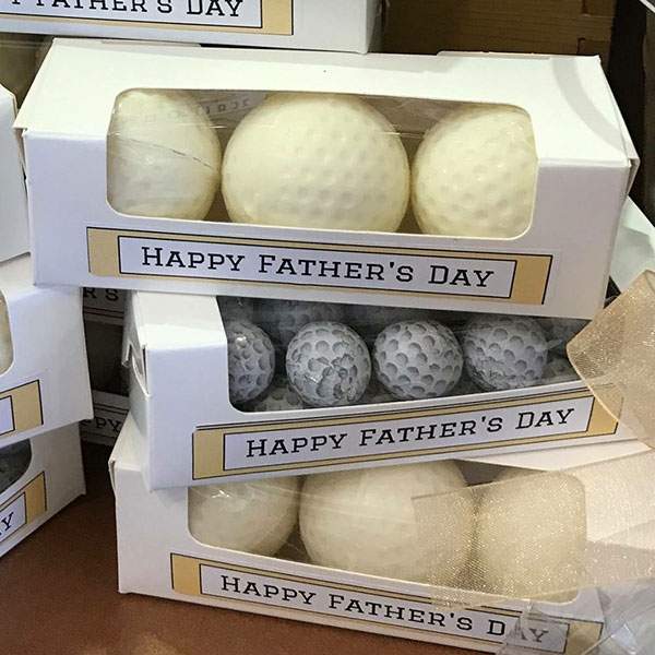Chocolate Golf Balls 'Happy Father's Day' Gift Box – Morkes Chocolates