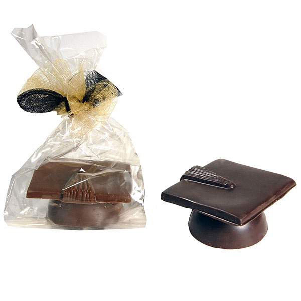 Dark Chocolate Graduation Caps