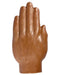 Three-Dimensional Solid Milk Chocolate Hand