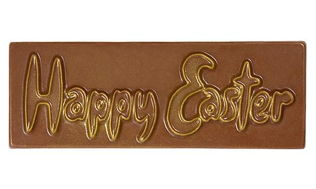 Milk Chocolate Happy Easter Bar