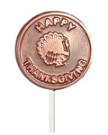 Copper Highlighted Milk Chocolate Lollipop