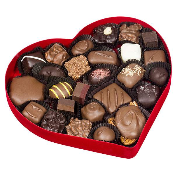 Valentine Heart 1-Pound Gift Box