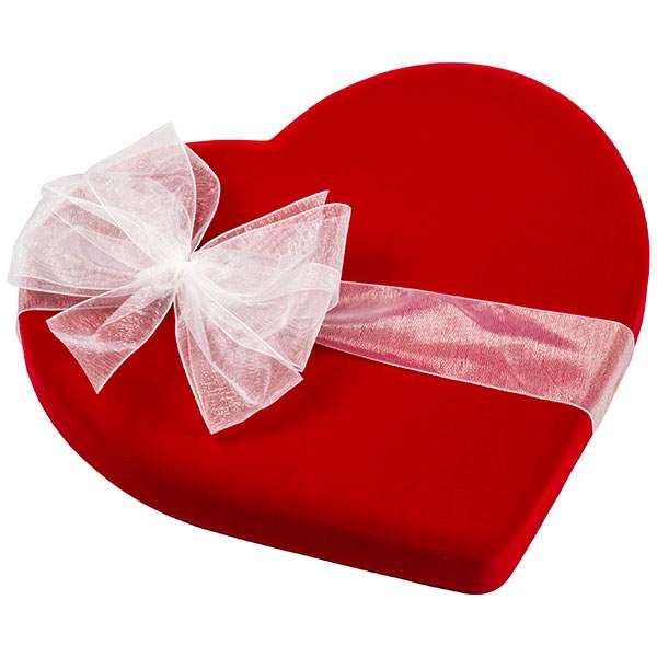 Red Velvet Heart Box (2lb)