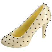 Large White Chocolate Polka Dot Shoe