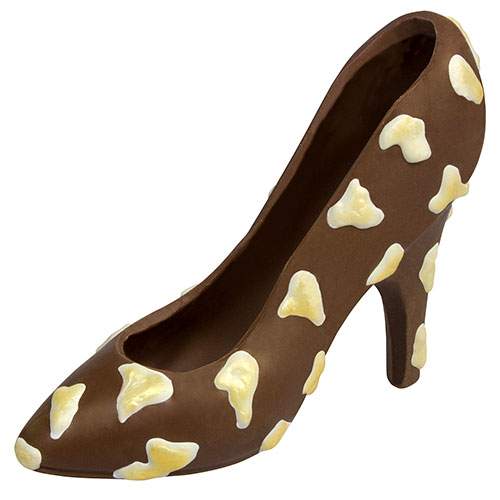 Medium Whilte Leopard Milk Chocolate Pump