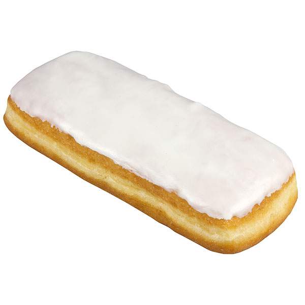 Long John Donut With White Icing
