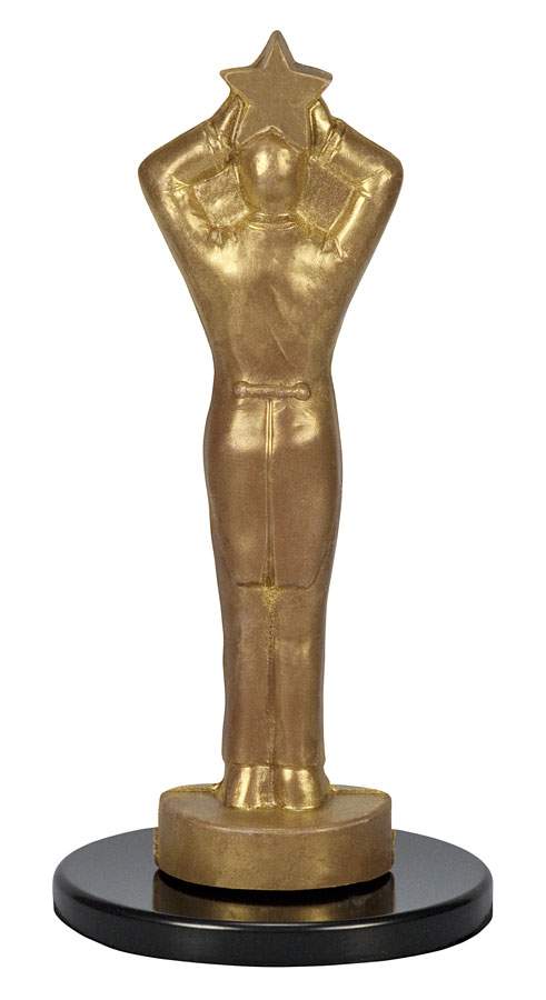 Chocolate Male Academy Award Statue
