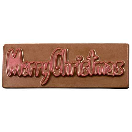 Milk Chocolate Merry Christmas Bar