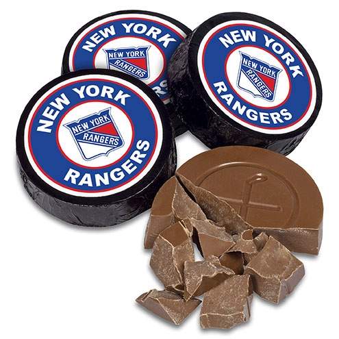Team Hockey Pucks ~ Set of 4