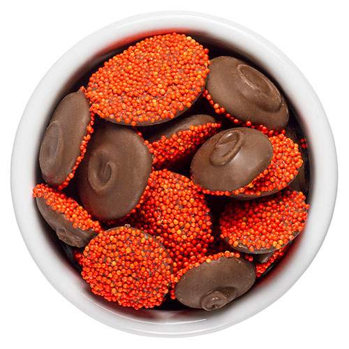 Milk Chocolate Orange Nonpareils