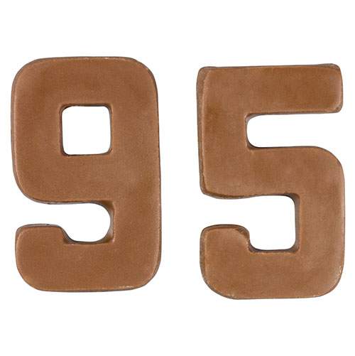 Delicious Solid Chocolate Numbers - Morkes Chocolates