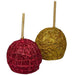Red & Gold Ornament Caramel Apples