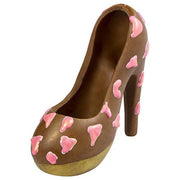 Medium Milk Chocolate Leopard Platform Pump