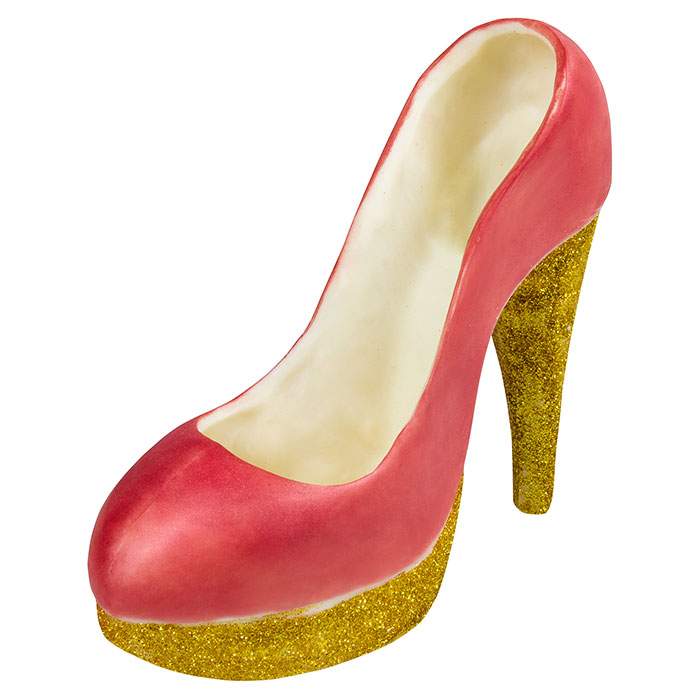 Large White Chocolate Platform Pump