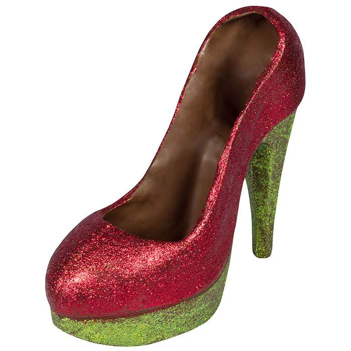 Large Dark Chocolate Platform Pump