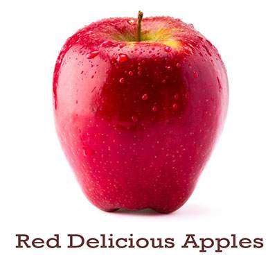 Red Delicious Caramel Apples for Pickup or Delivery (case of 20)