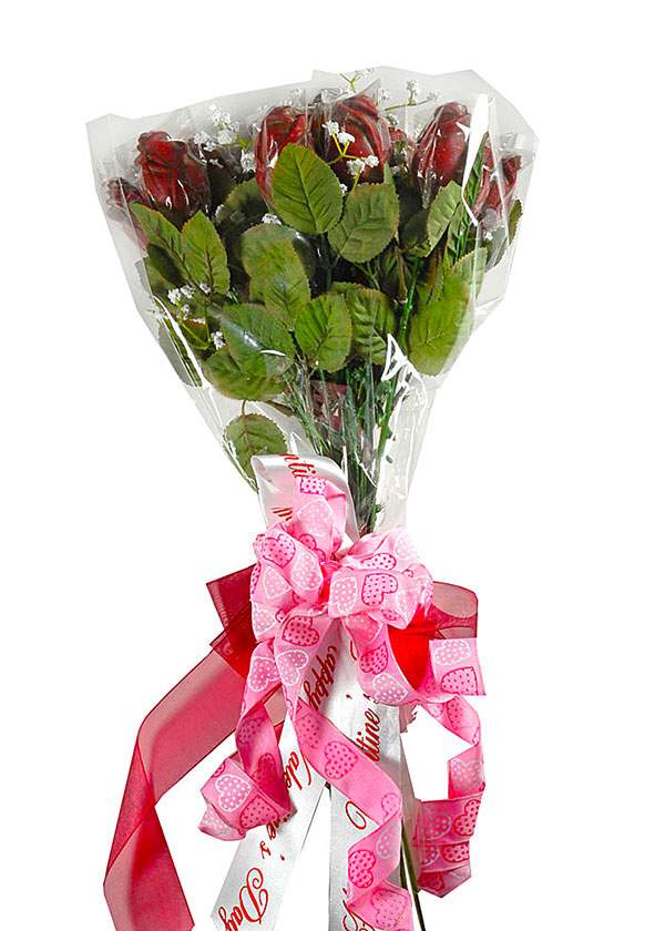 Dozen Chocolate Roses by Morkes Chocolates