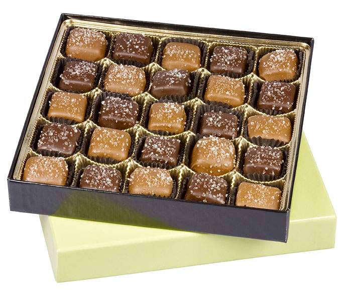 Sea Salt Caramel 25 Piece Gift Box