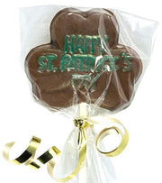 Small Shamrock Chocolate Sucker