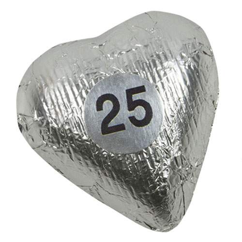 Silver Foil Heart