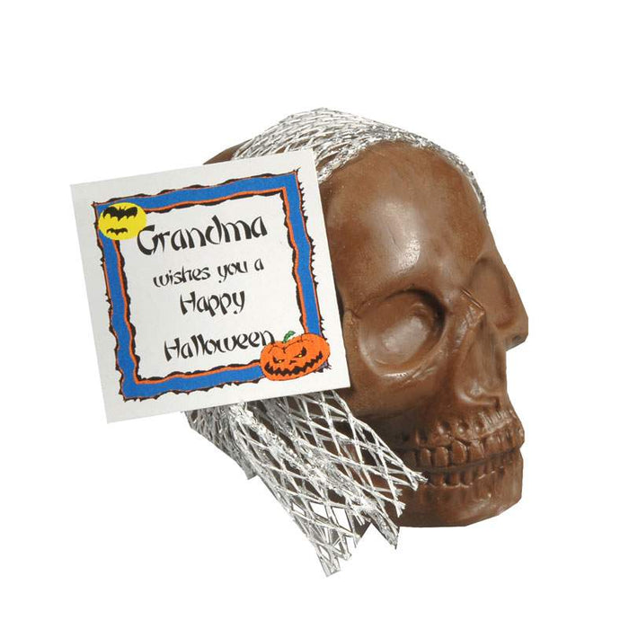Three-Dimensional Chocolate Skull