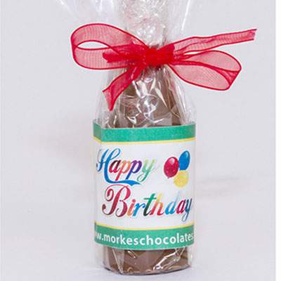 Milk Chocolate Happy Birthday Bottle