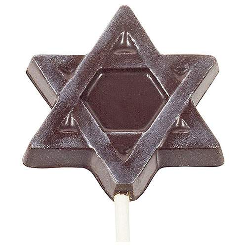 Small Star of David Lollipop