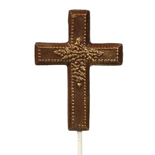 Floral Cross Lollipop