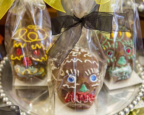 Chocolate 'Sugar' Skulls Packaged