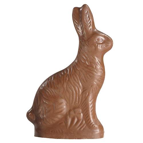 Premium Solid Chocolate Traditional Bunnies -- Morkes Chocolates