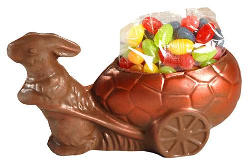 Milk Chocolate Wagon Bunny