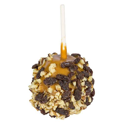 Walnut & Raisin Caramel Apple with Optional Chocolate