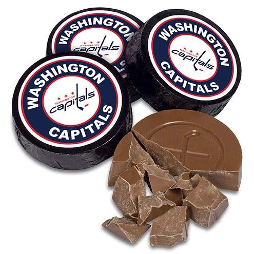 Team Hockey Pucks ~ Set of 4