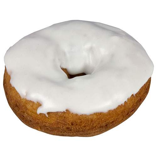 Yellow Cake Donut & White Icing