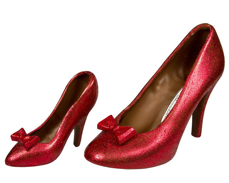 Medium & Life-Size Chocolate Wizard of Oz High Heel Shoes